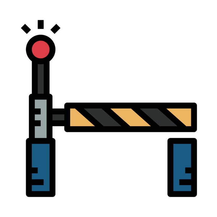 See more icon inspiration related to barrier, architecture and city, toll road, barriers, transportation, secure, security and stop on Flaticon.