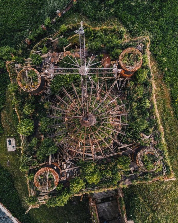 Strange and Surreal Abandoned Places of Russia From Above