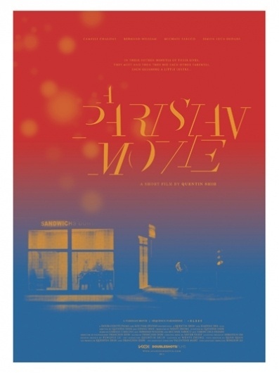 A_Parisian_Movie_Poster.jpg 400×533 pixels #poster #colors #gradient #typography