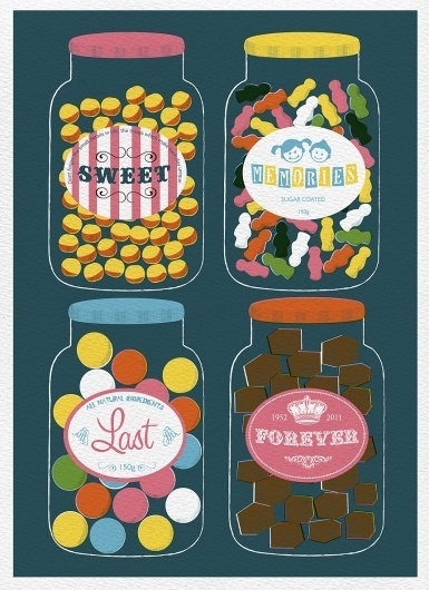 Sweet Memories Last Forever | BLDGWLF #illustration #schrift