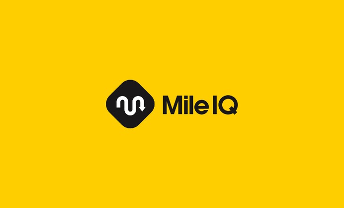MIleIq mileage tracking app microsoft road sign car automobile Logo and Branding - Logos | Strohl Inc | A San Francisco Brand