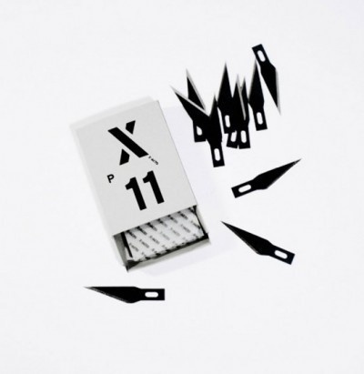 X acto Blades 100 Minimalissimo #packaging #print
