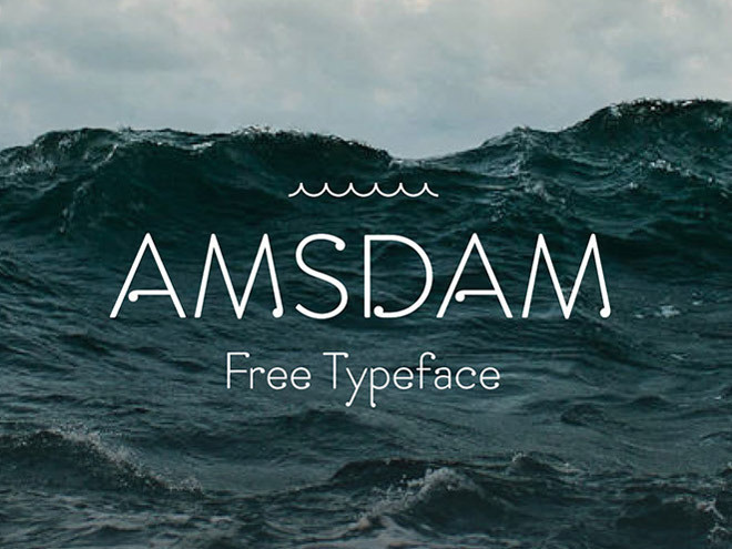 Amsdam : Free Modern Font