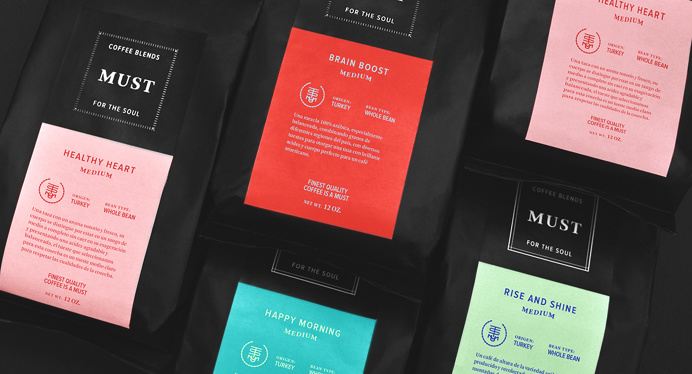 Must Coffee #packaging #typography