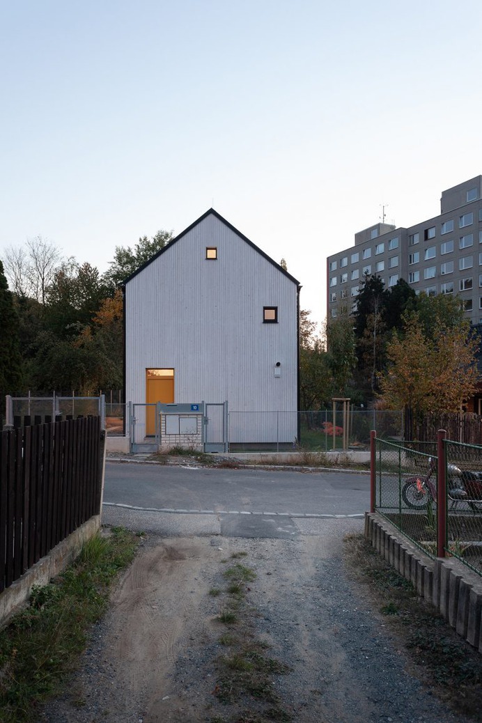 House over the backyard