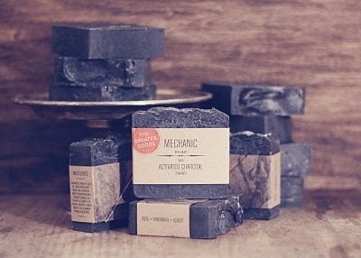 THE GREATER GOODS #skincare #packaging #charcoal #goods #black #the #wood #soap #greater #beauty