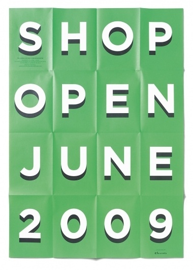 SHOP Summer Party 2009 « Studio8 Design #type #poster