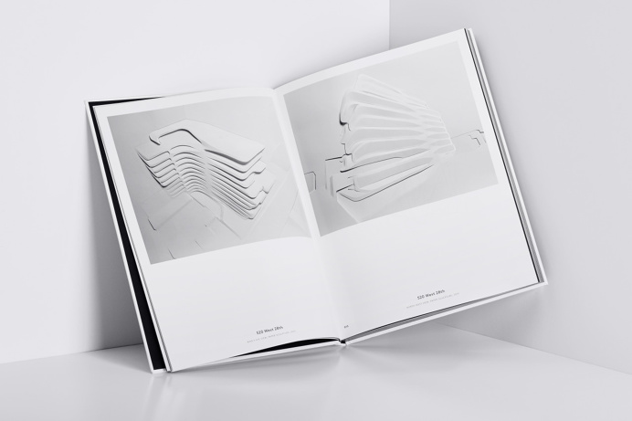 Zaha Hadid Monograph #branding #logo #identity #motherdesign #julestardy #architecture #book #blindemboss #print #spread #layout