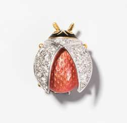 Master Brilliant Enamel Brooch