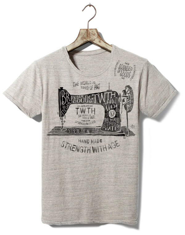T-shirts design idea #26: TWTH Atelier on Behance #old #tshirt #retro #illustration #type #typography