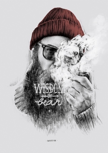 Marynn Pencil Illustrations (4) | #illustration #typography