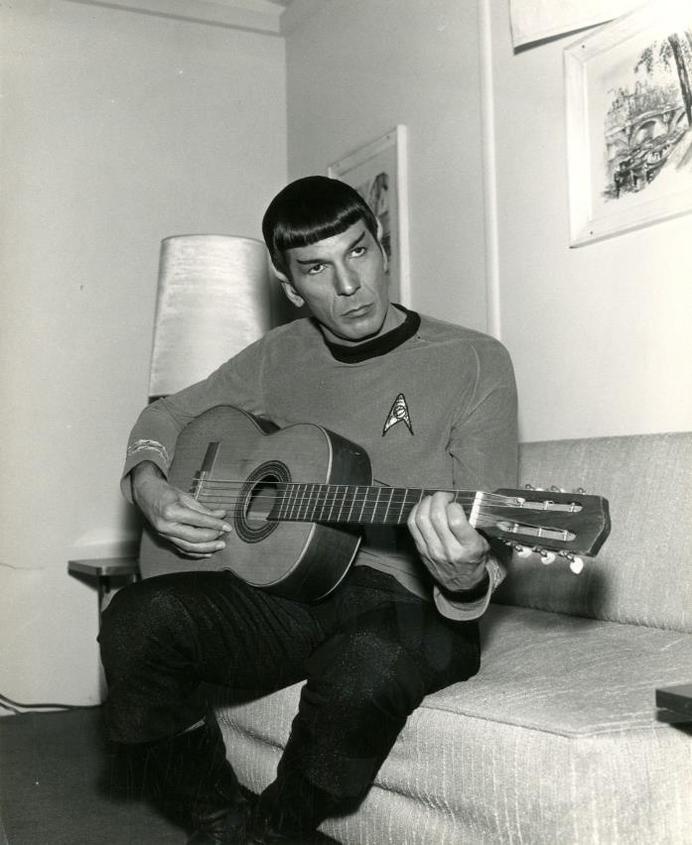 spock playing guitar #guitar #scifi #spock