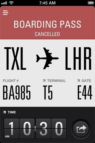 App Store - Flight Card #iphone #app