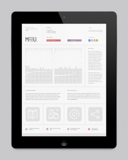 Maru « Design Bureau – Lundgren+Lindqvist / Bench.li #maru #ipad #icons #simple #grid