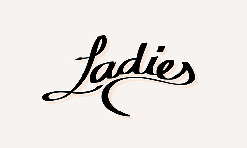 Fine's Art #calligraphy #lettering #pink #ladies #hand #typography