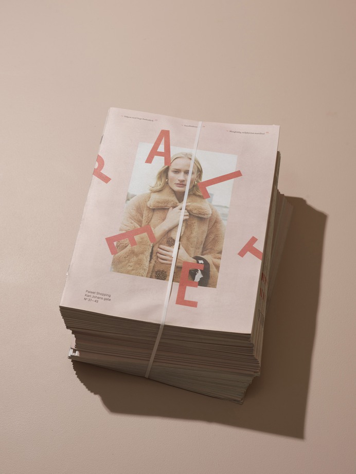 Paleet Magazine - Mindsparkle Mag Paleet , designed by Vetle Majgren Uthaug & Hanne Årsnes from Geelmuyden Kiese, is Oslo's unique destination for fashion, food and lifestyle with nearly 40 fashion concepts, restaurants, and specialty stores. #logo #packaging #identity #branding #design #color #photography #graphic #design #gallery #blog #project #mindsparkle #mag #beautiful #portfolio #designer