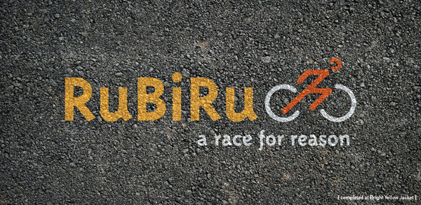 RuBiRu, a race for reason #oster #bicycle #rubiru #bike #logo #typography