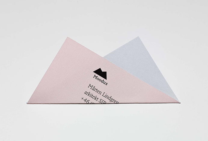 Moodus by Ritator #graphic design #fold #business card