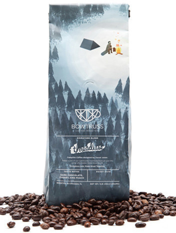 Threadless Blend #coffee #forest #illustration #package