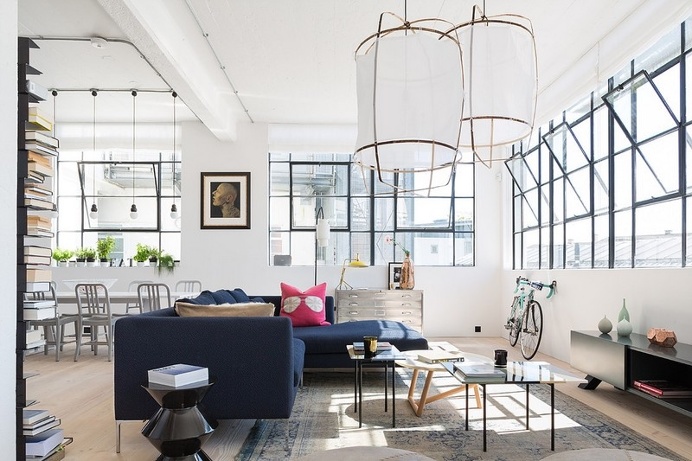 West London Loft Apartment by Nia Morrison Studio