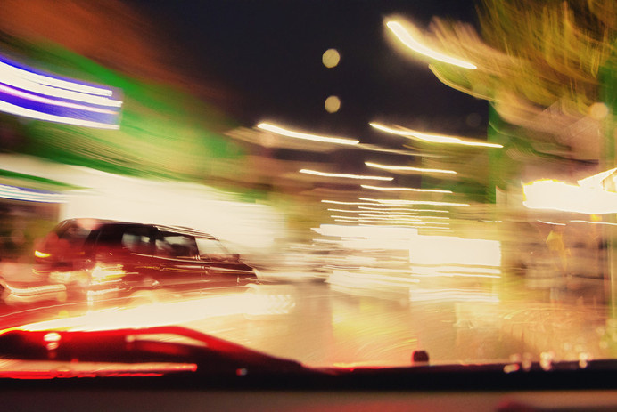 IG025 #night #motion #ride #car