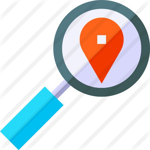 See more icon inspiration related to maps and location, loupe, map pointer, map point, map location, placeholder, navigation, magnifying glass, pin, point, search, interface and signs on Flaticon.