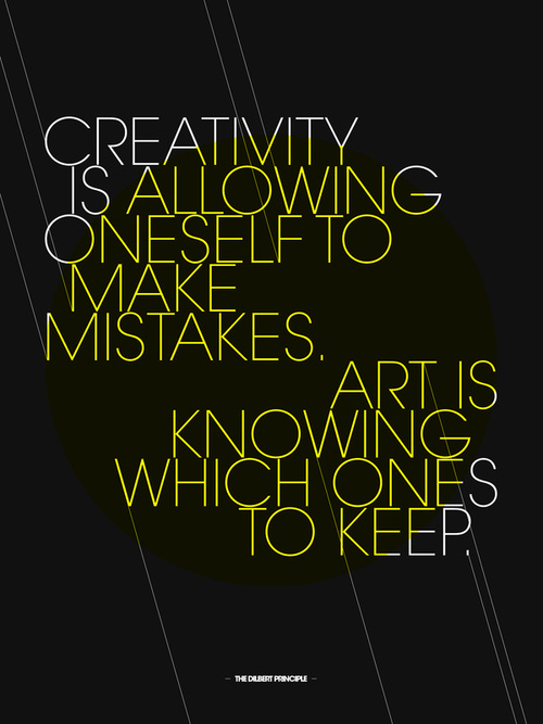 Citation on Yellow Dot on Typography Served #quote #poster #typography