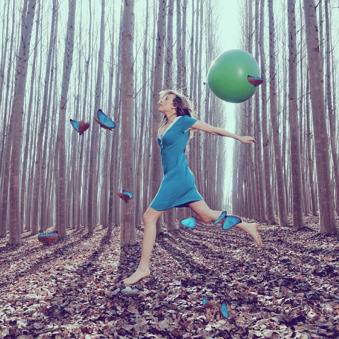 Colorful Fine Art Portrait Photography by Caterina Theoharidou