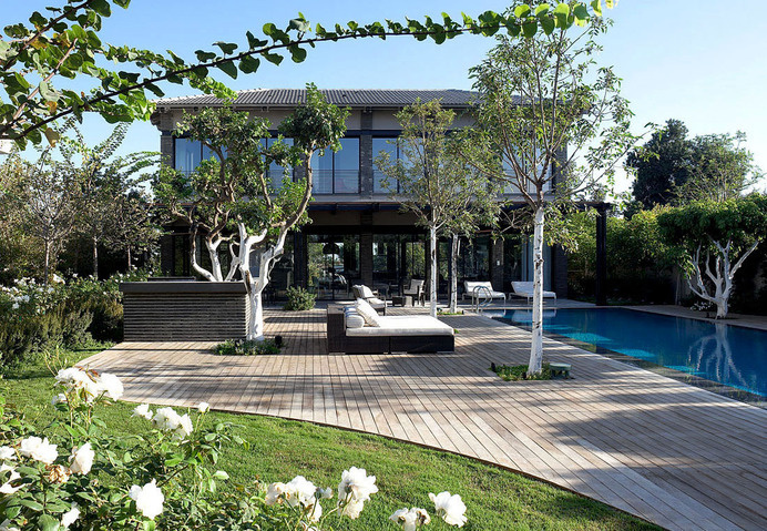 Inspiring Private Residence Offering Shade Under the Israeli Sun #architecture