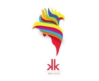 KK Logo Design | Logo Design Gallery | LogoFury.com #logo