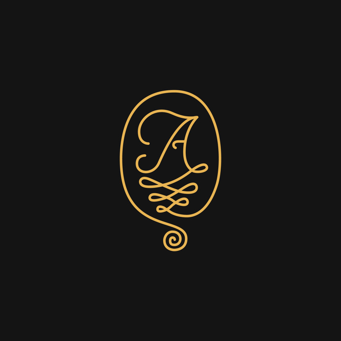 "A" Monogram #calligraphy #lettering #typography #type