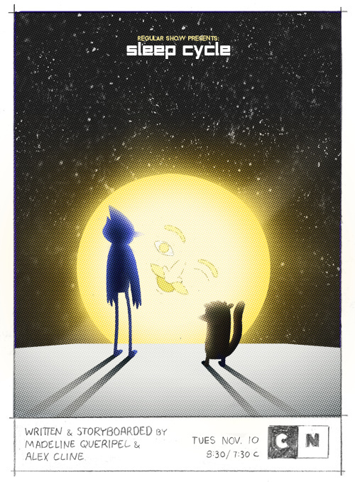 #poster #illustration #animation #cartoonnetwork #regular show #sleep cycle