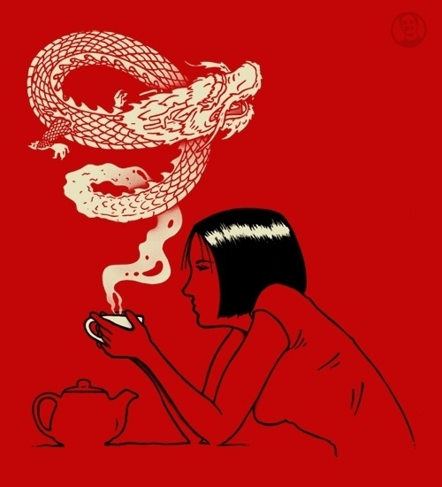 tumblr_m70j98ygyx1qfkax5o1_500.jpg (JPEG Image, 500 × 550 pixels) #dragon #red #tea