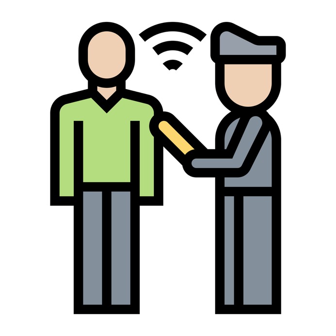 See more icon inspiration related to agent, check, policeman, control, job, legal, professions and jobs, inspection, profession, occupation, police, user, security and people on Flaticon.