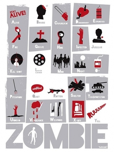 Jared Erickson | Because I Can #saz #illustration #zombies #red