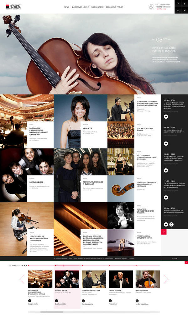 Img1 | Sociéte Générale project #grid #square #web #design