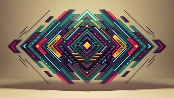 Short movie "Pure Geometry" by Romanowsky on Behance #illustration #vector #geometry