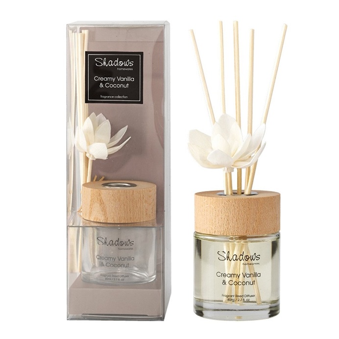Fragrant Solar Flower Diffuser Creamy Vanilla & Coconut, 80 ml