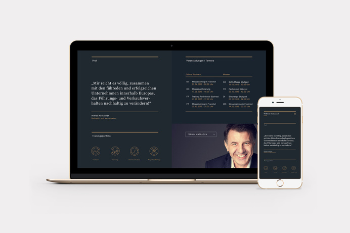 Wilfried Kochannek — Südsolutions Website, Layout, Digital, Responsive Design, UI