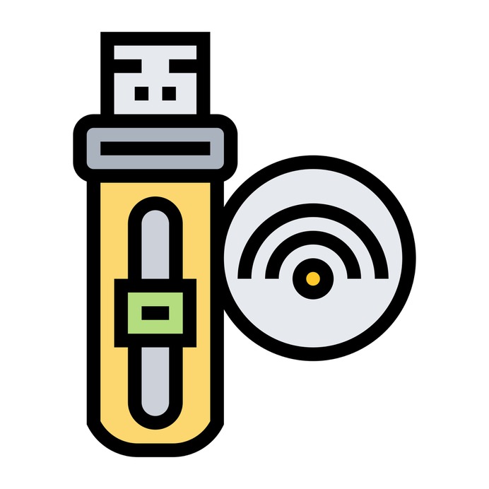 See more icon inspiration related to Tools and utensils, data storage, file storage, electronics, usb, computing, device, pendrive, wireless, multimedia and technology on Flaticon.