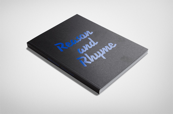 Fabio Ongarato Design | Reason and Rhyme #stamp #book #black #cover #paper #editorial #foil