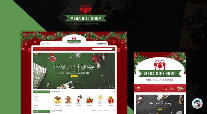 #Mega #Gift #Shop - #Prestashop #Responsive #Theme | #TemplateTrip #eCommerce #Website #Design #Template