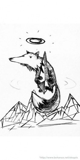 Ella, No deja su mundo de cristal. #zorra #fox #foxy #diamond #world #illustration #scared #angel #babylon #elequis