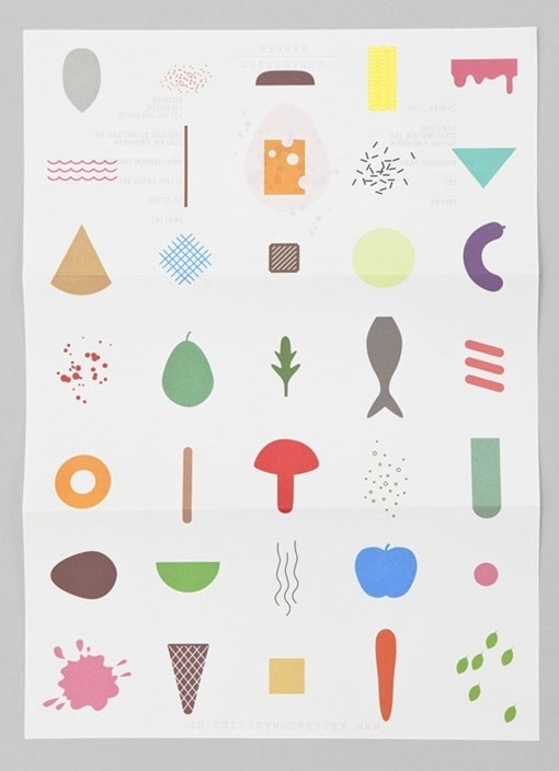 Design Work Life » Raw Color: Keukenconfessies Identity and Collateral #illustration