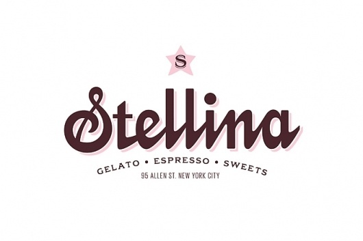 anchalee.me - Personal network #city #espresso #gelato #identity #nyc #star #york #logo #sweets #new