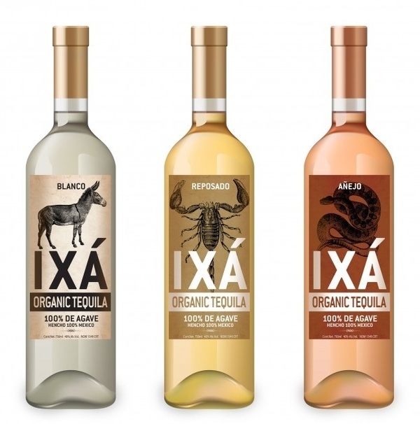 IXA organic Tequila #design #graphic