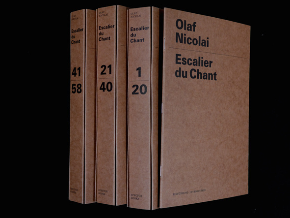 Escalier du Chant #book #craft #paper #folder #typography