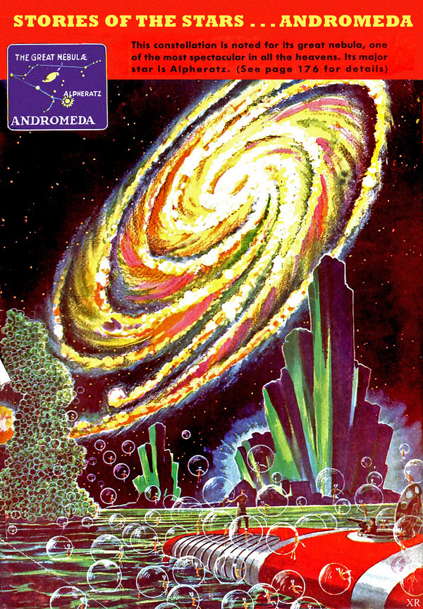 1945 ... Andromeda | Flickr Photo Sharing! #illustration #galaxy