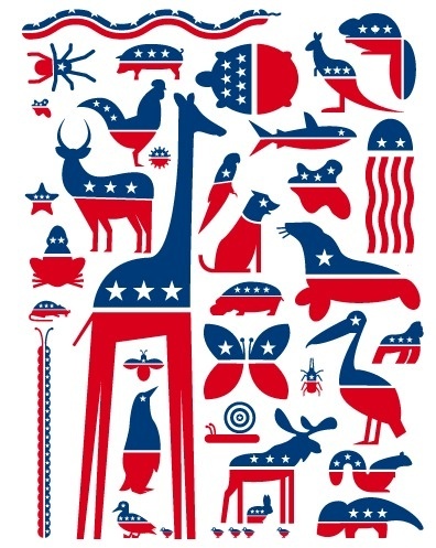 A call for more Party Animals #flag #politics #american #animals