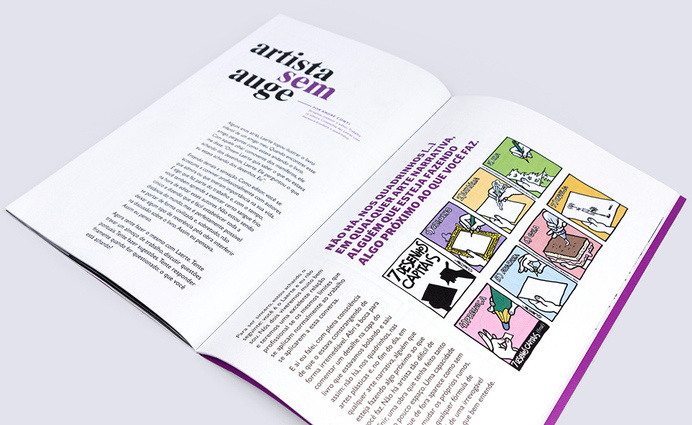 DETALHE #history #artist #lines #itau #illustrator #color #design #book #itaãº #print #megalo #illustration #megalodesign #brasil #laerte #brazil #paper #editorial